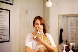 Kačių mylėtoja: „Daugės moterų, laikančių krūvą kačių“