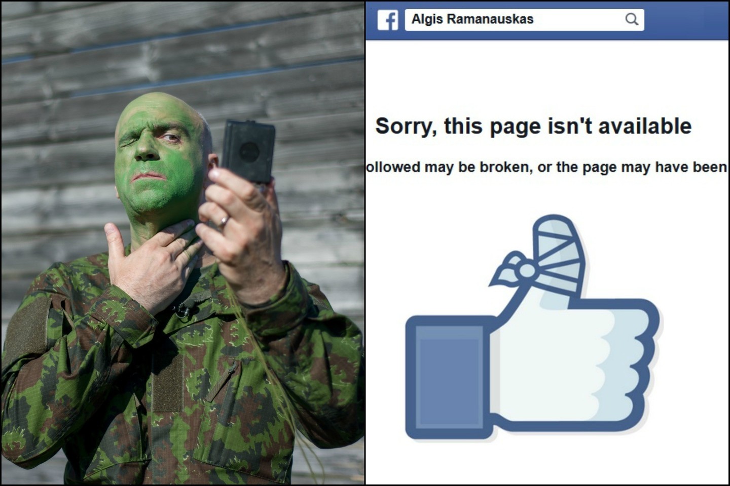 Penktadienį išjungta A.Ramanausko socialinio tinklo „Facebook“ paskyra.<br>Lrytas.lt motažas.