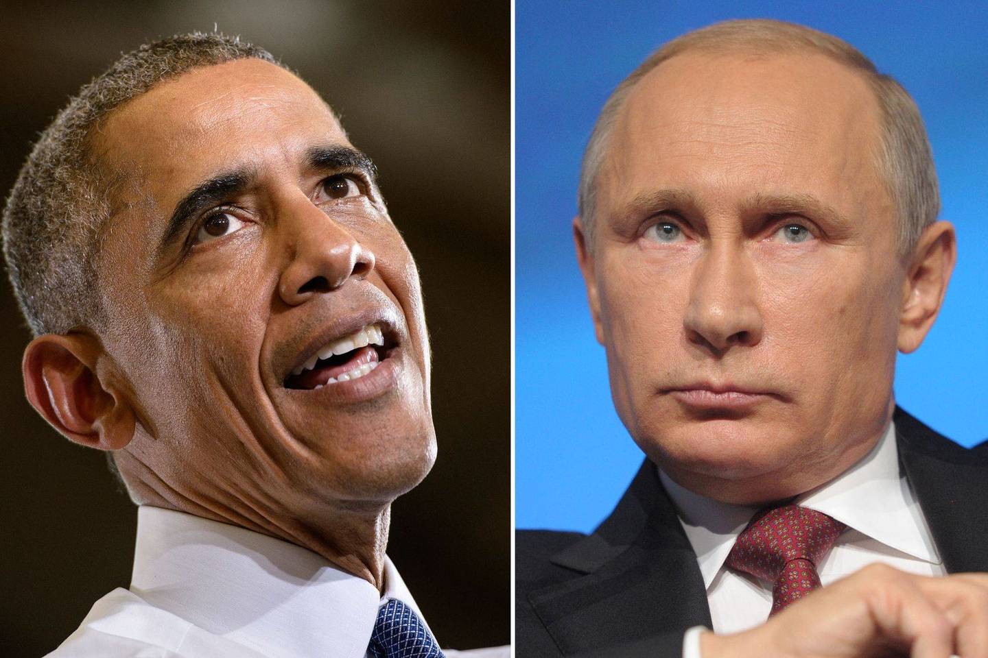 B.Obama ir V.Putinas.