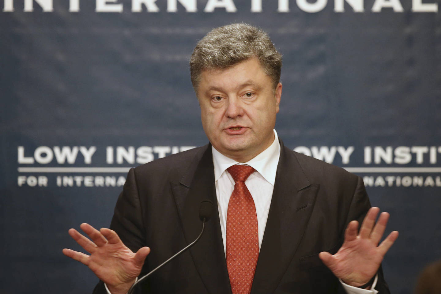 Ukrainos prezidentas P.Porošenka.