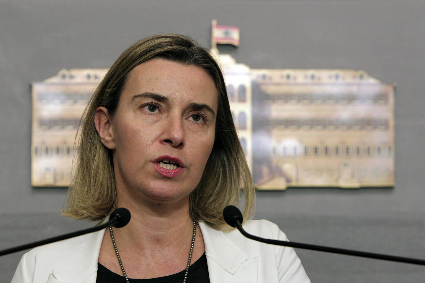 ES užsienio politikos vadovė Federica Mogherini.