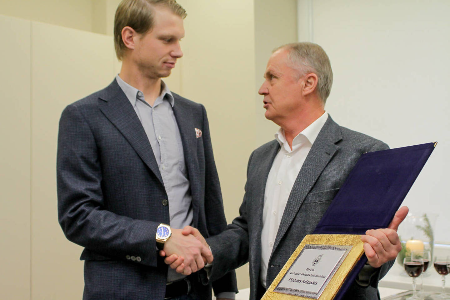G.Arlauskis atsiėmė geriausio žaidėjo prizą.