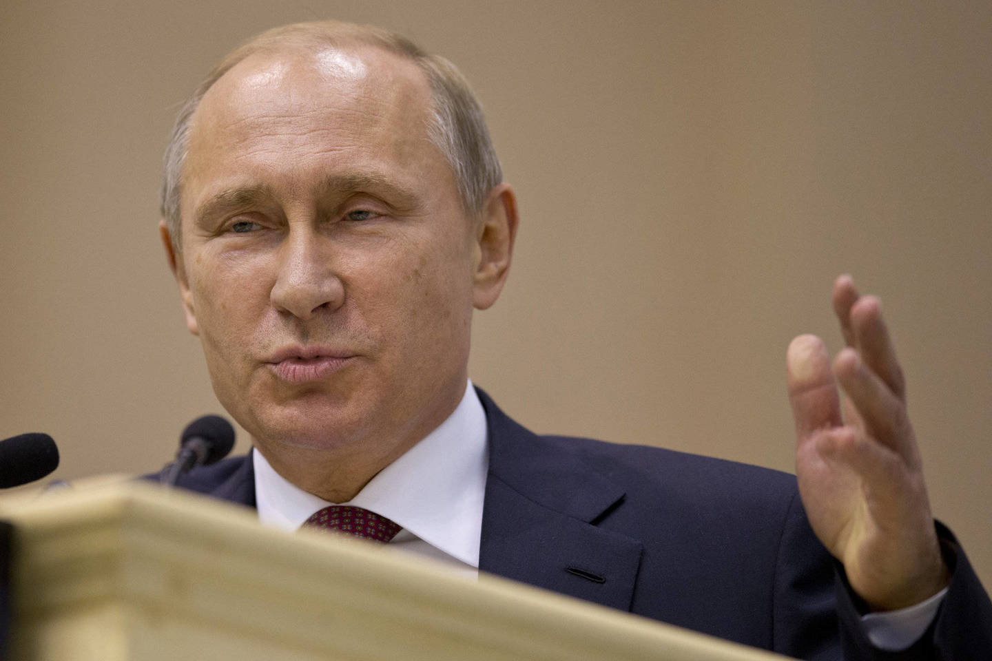 Dauguma rusų tiki, kad V.Putinas išves šalį iš negandų.