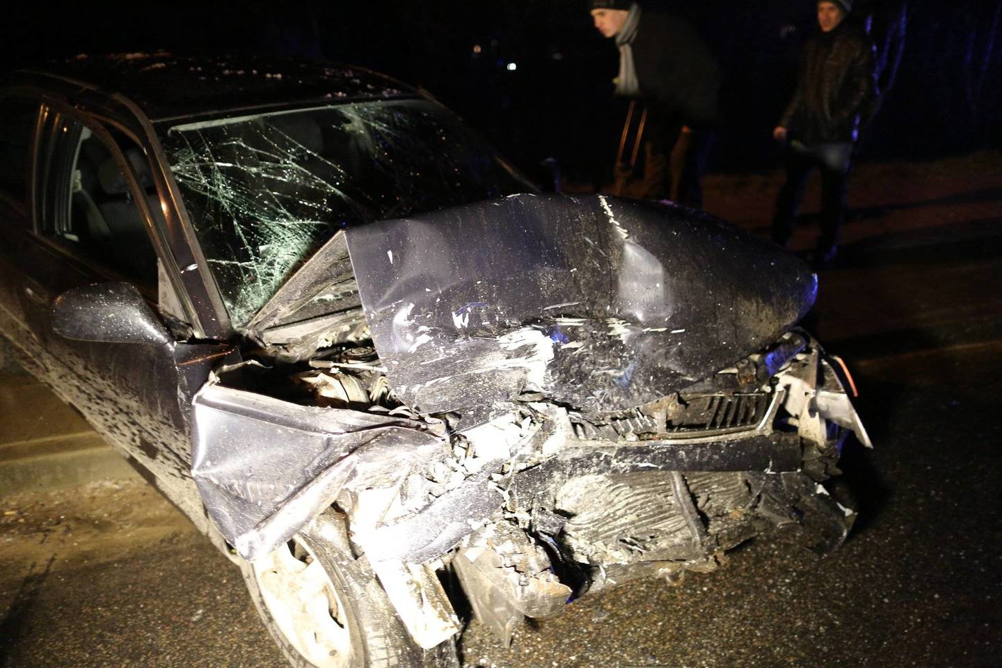 Per avariją Vilniaus r. nukentėjo trys žmonės.