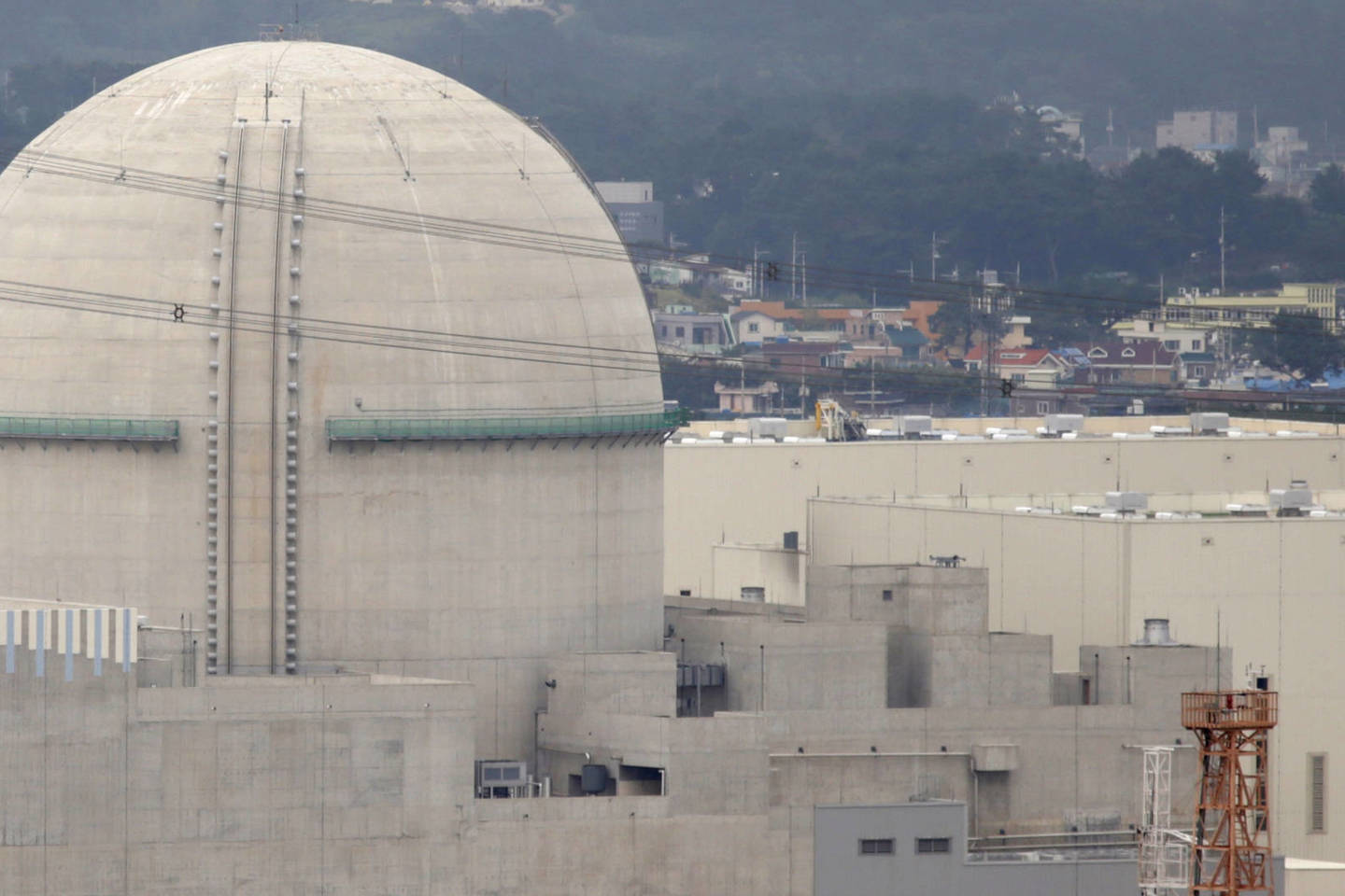 Pietų Korėjos atominės elektrinės „Korea Hydro &amp; Nuclear Power“<br>AFP nuotr.