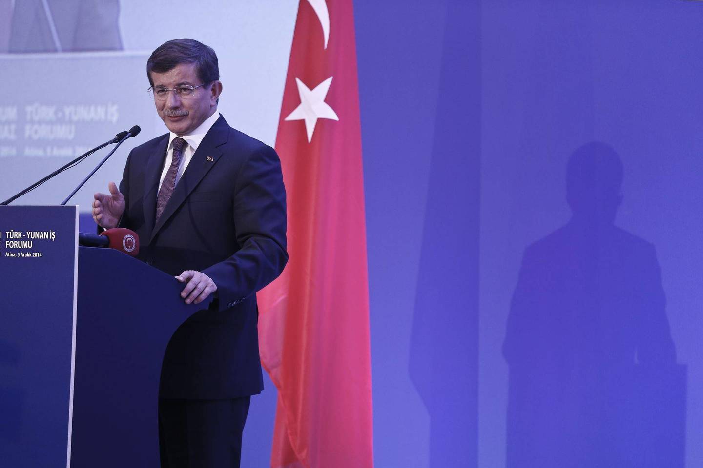 A. Davutoglu pabrėžė, kad žurnalistų sulaikymas neturi nieko bendra su spaudos laisve.