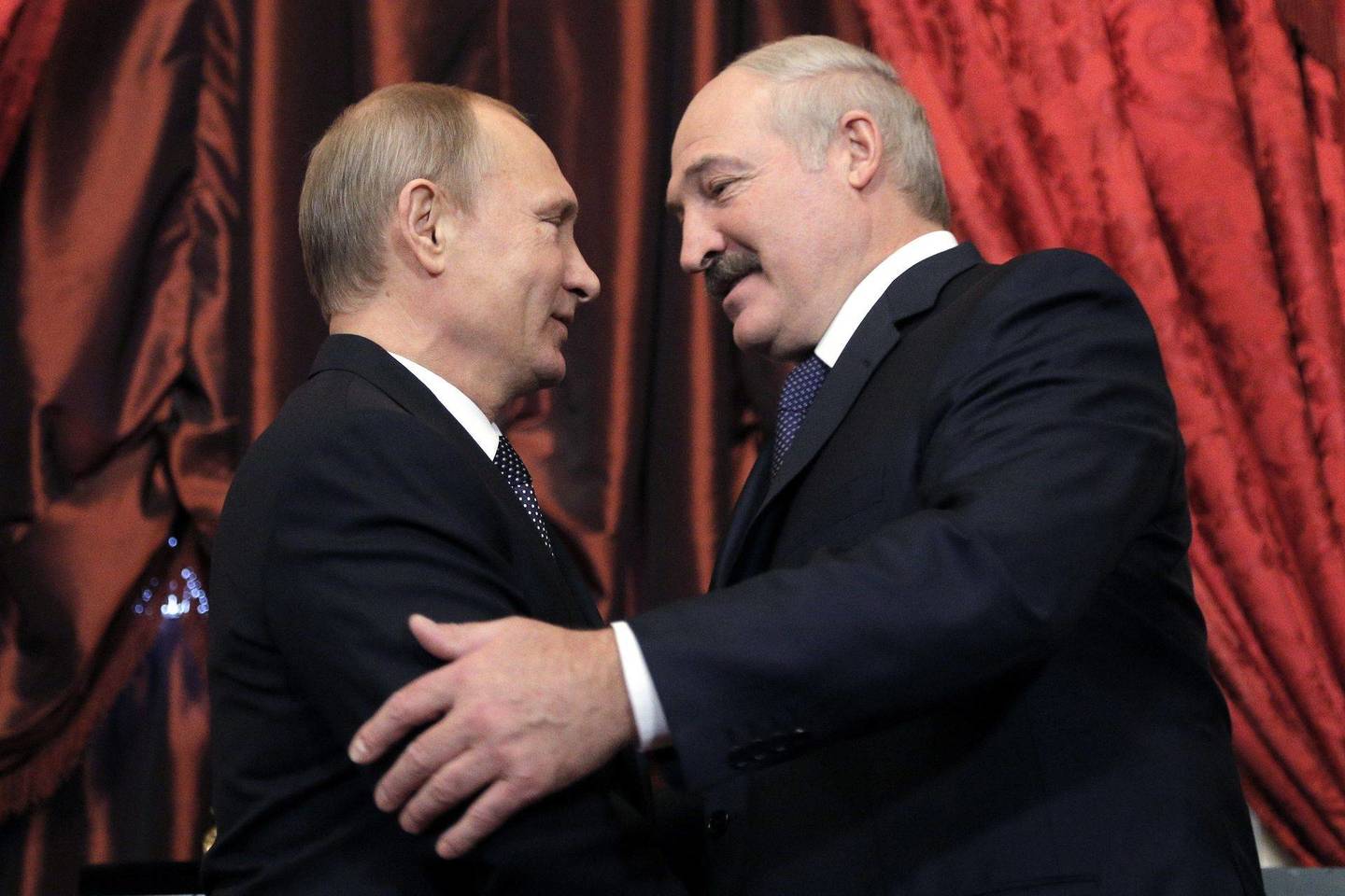 A.Lukašenka Maskvoje susitiko su V.Putinu.