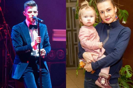 Šventiniu D. Montvydo koncertu Vilniuje mėgavosi ir jo dukrelė