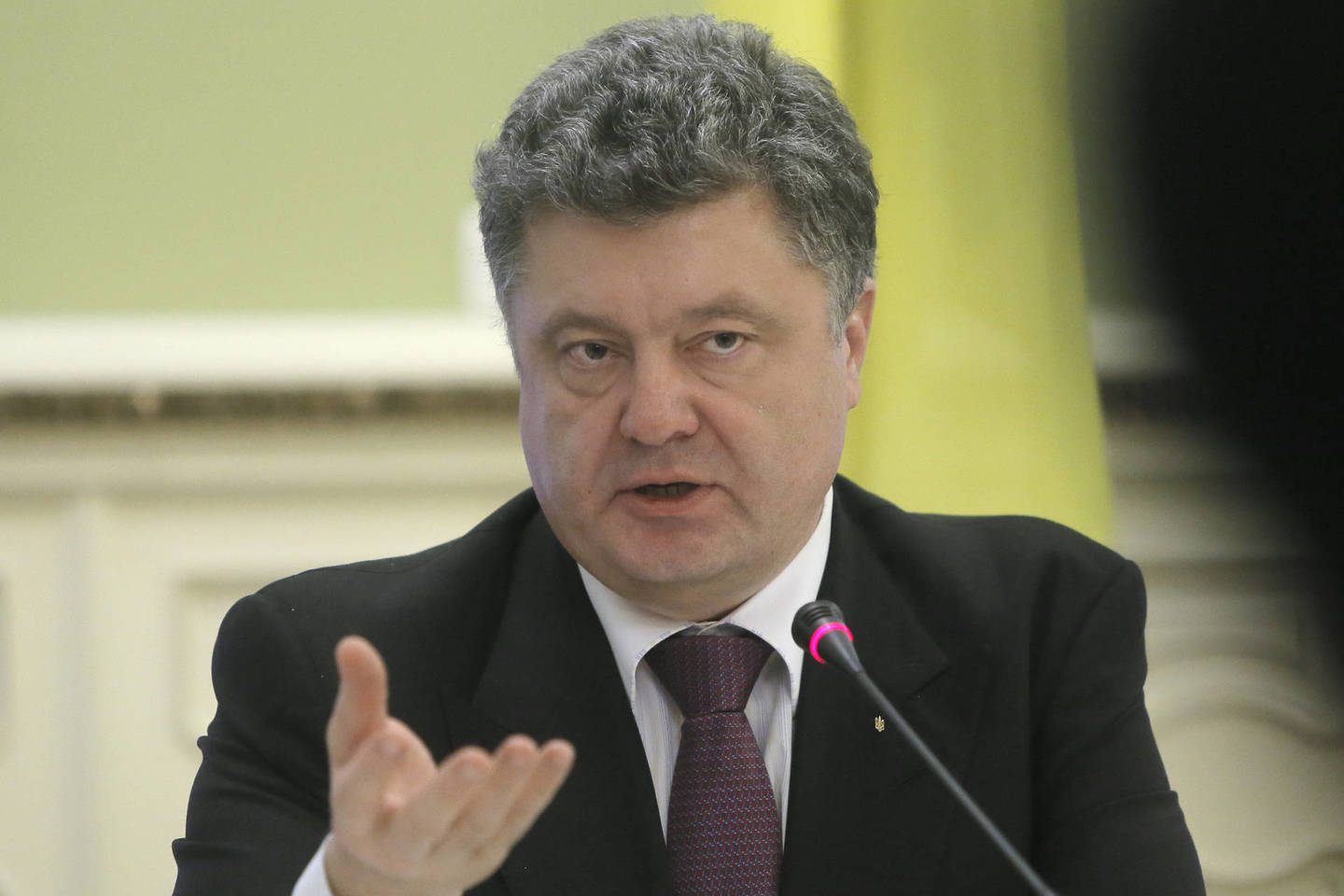 Ukrainos prezidentas P.Porošenka.