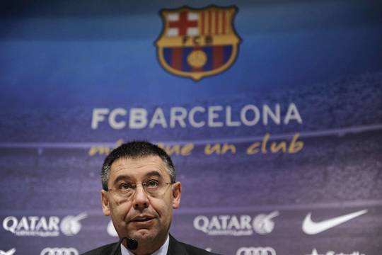 „Barcelona“ prezidentas svaidė žaibus į FIFA