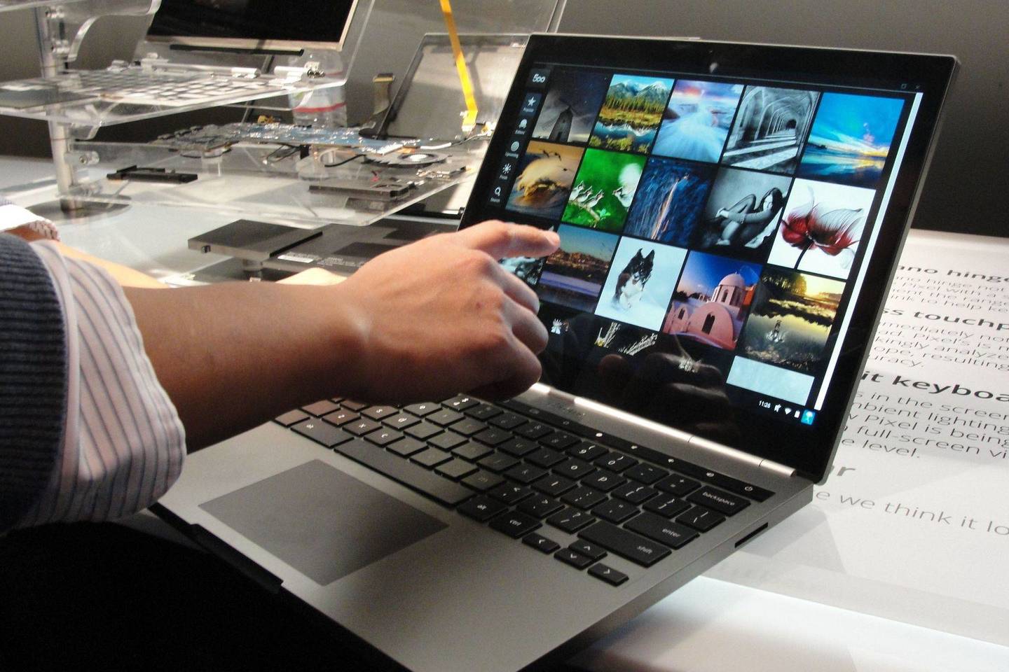 Kompiuteriai be įdiegtų programų „Chromebook“ nesulaukė didelio populiarumo.<br>AFP/„Scanpix“ nuotr.