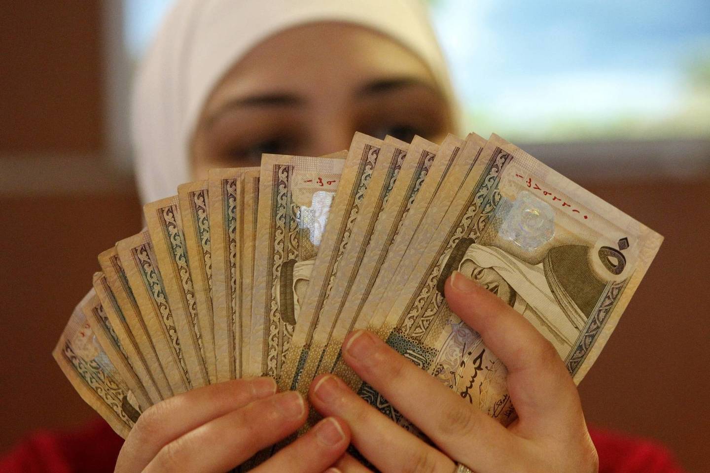 Jordanijos dinarai.<br>Reuters/Scanpix nuotr.