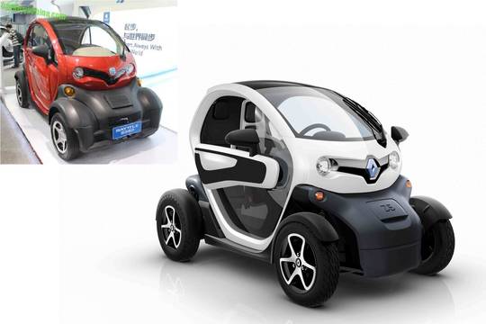 Automobilius klonuojantys kinai nukopijavo net „Renault Twizy“