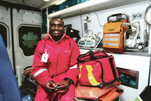 Į pagalbą ligoniams skuba ir lietuviškai kalbantis juodaodis