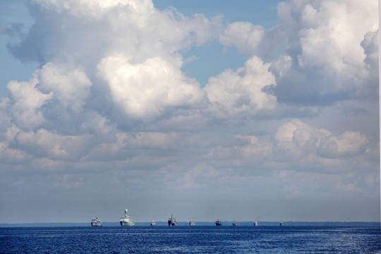 Prie Latvijos krantų užfiksuotas Rusijos karo laivų judėjimas