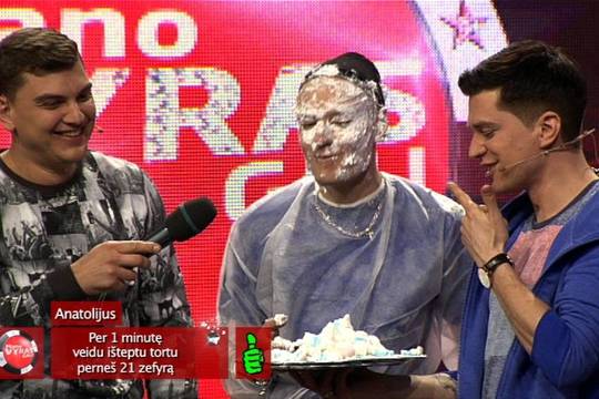 Dėl prizo laidoje „Mano vyras gali“ vyrai veidus murdė tortuose