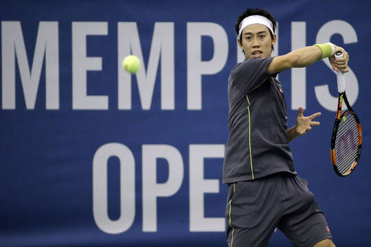 K. Nishikori Memfyje žygiuoja trečiojo titulo link