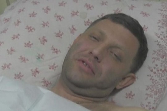 Vaizdo įraše – sužeistas separatistų lyderis A. Zacharčenka