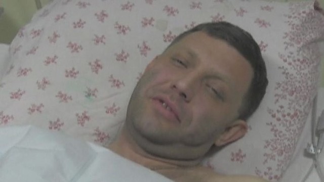 Vaizdo įraše – sužeistas separatistų lyderis A. Zacharčenka