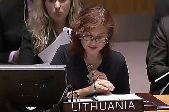 Ambasadorė Raimonda Murmokaitė sukritikavo Rusiją