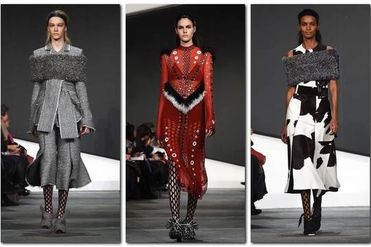 Mados namų „Proenza Schouler“ moteris – moderni menininkė