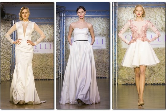 Vestuvių suknelių kolekciją pristatė ir A. Pogrebnojaus žmona