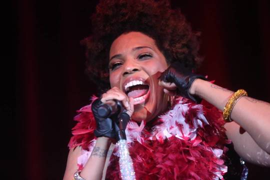 Puikų koncertą surengusi Macy Gray vilniečius vaišino cigarais