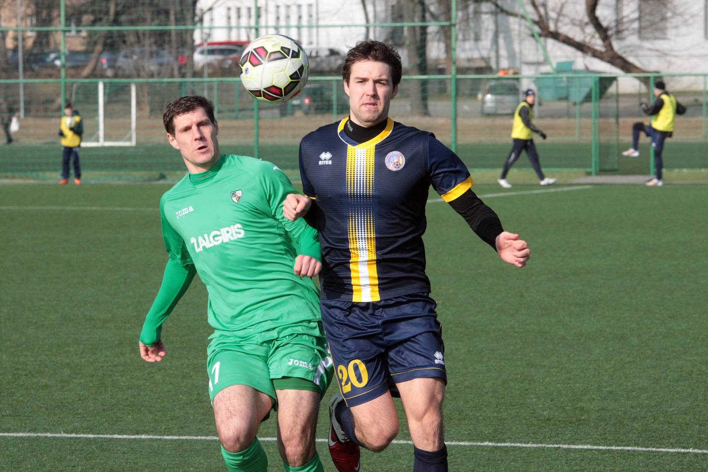 A lygos rungtynėse Kauno „Spyrio“ futbolininkai 2:1 palaužė „Klaipėdos granitą“.