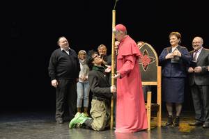 Klojimo teatro kūrėjas Petras Bielskis palaimino ir politikus