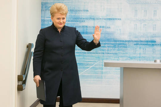 Prezidentė atleido aplaidžiai dirbusį teismo vadovą