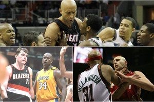 Sh. O'Nealo smūgis Sabui į veidą ir kiti lietuvių konfliktai NBA