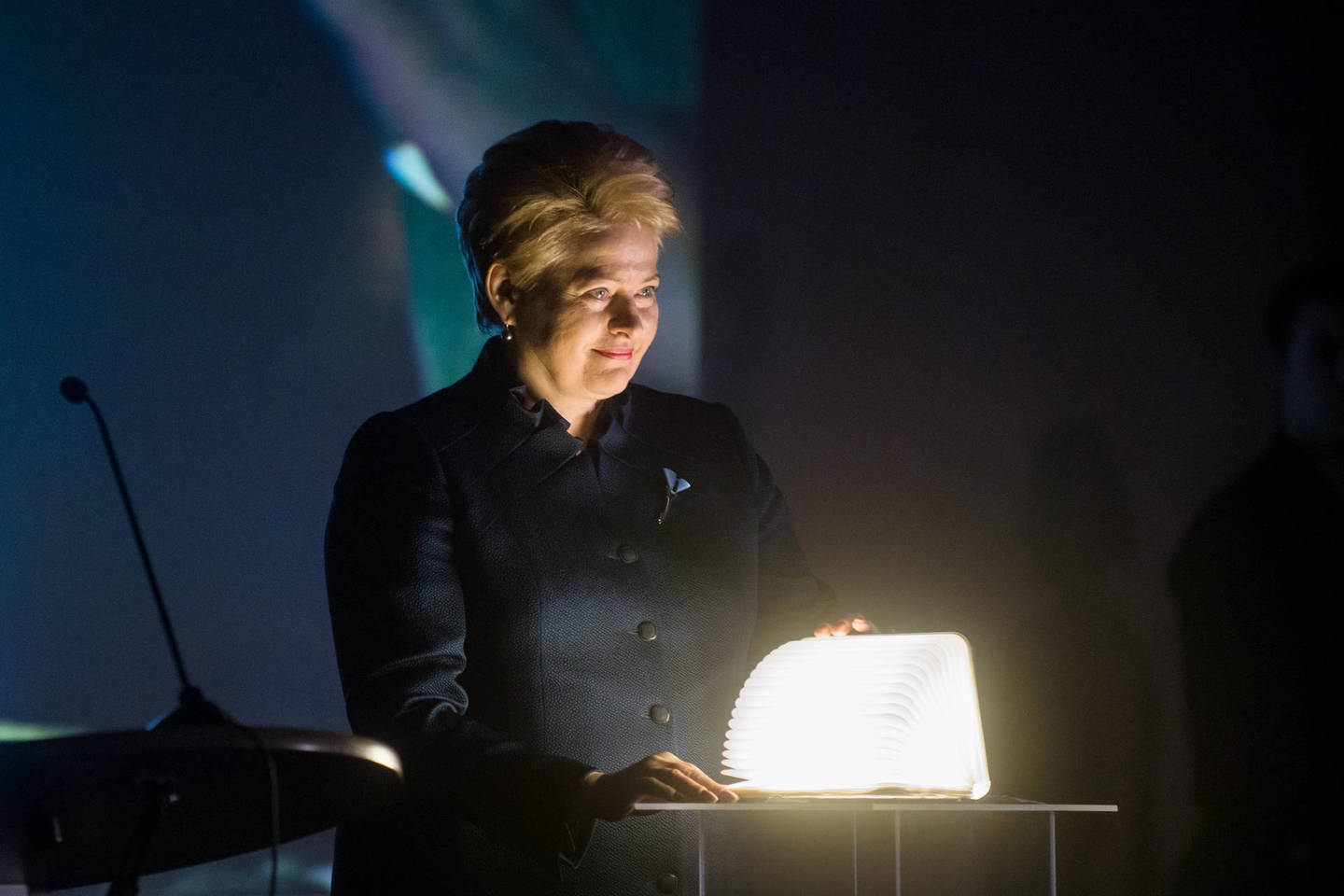 D.Grybauskaitė kalba apie grėsmes.