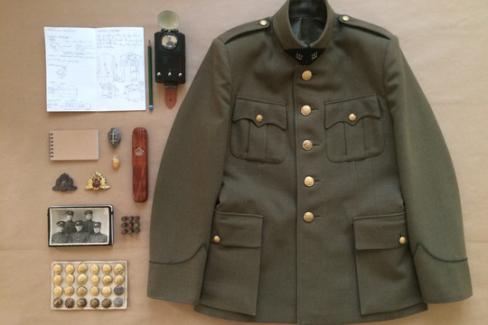 Dizaineris G.Paulauskas atkūrė pokario Lietuvos partizanų švarką