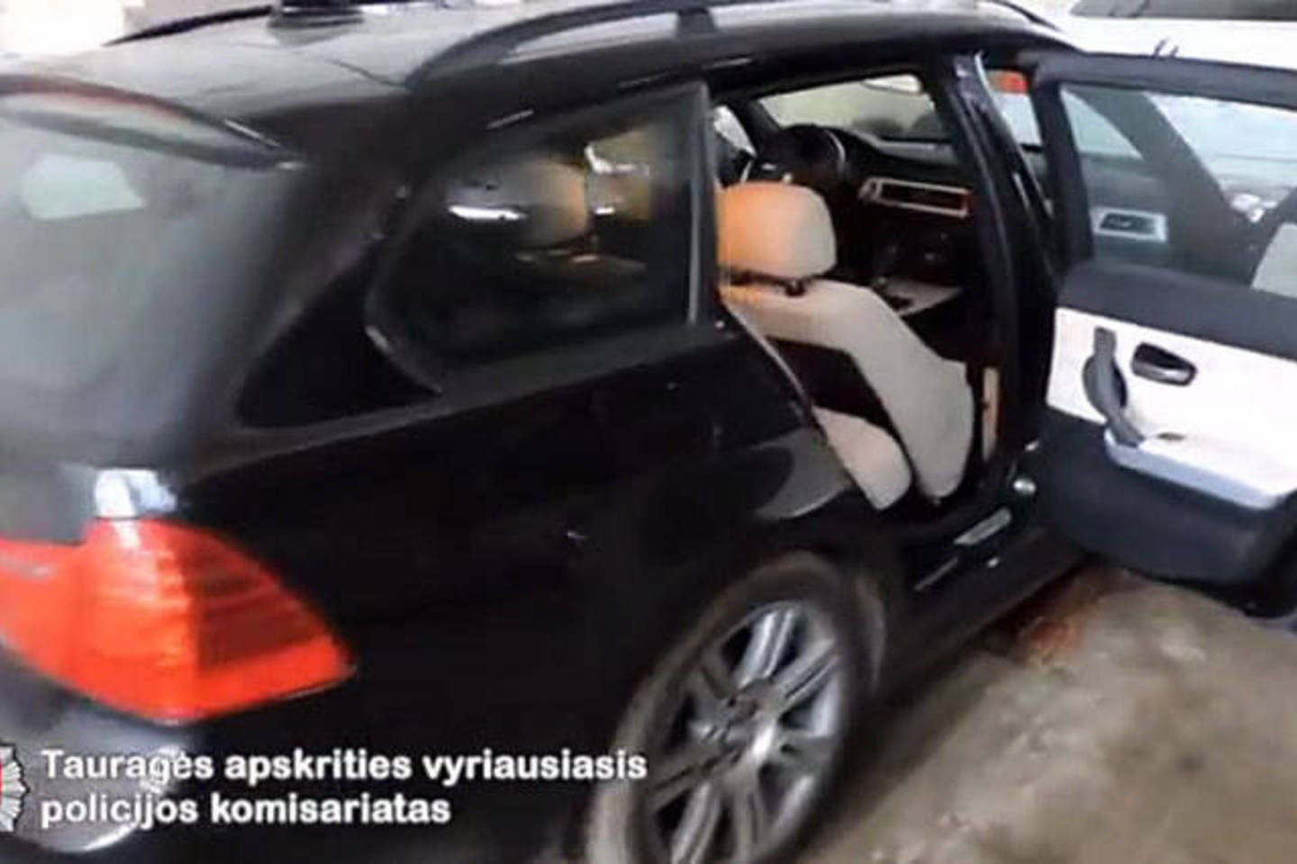 Automobilių vagį Tauragės pareigūnai gaudė šaudydami.