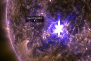 Saulė tiesiai į Žemę spjovė galingiausią metų žybsnį