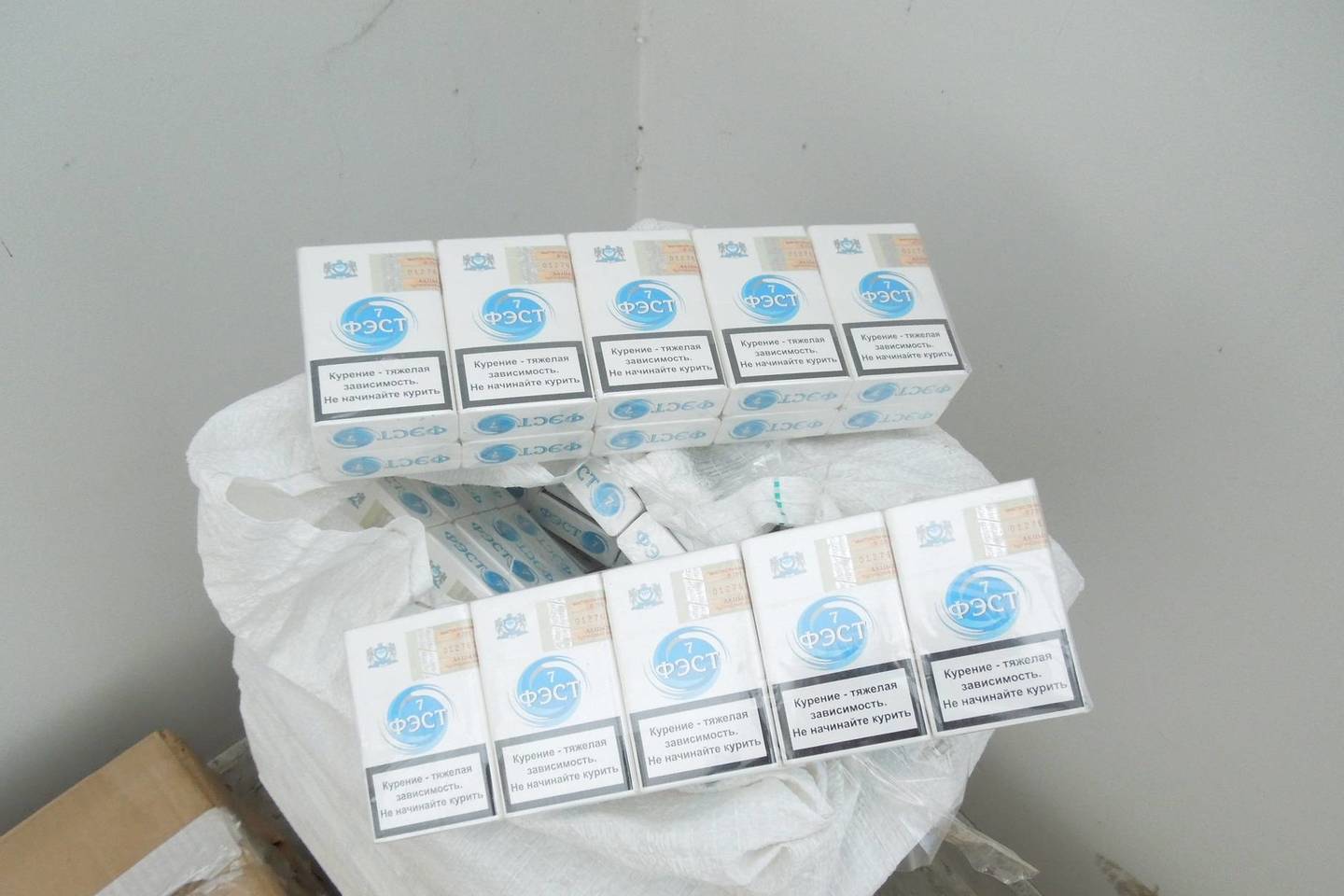 Vakarų Lietuvoje sulaikytos baltarusiškos cigaretės.