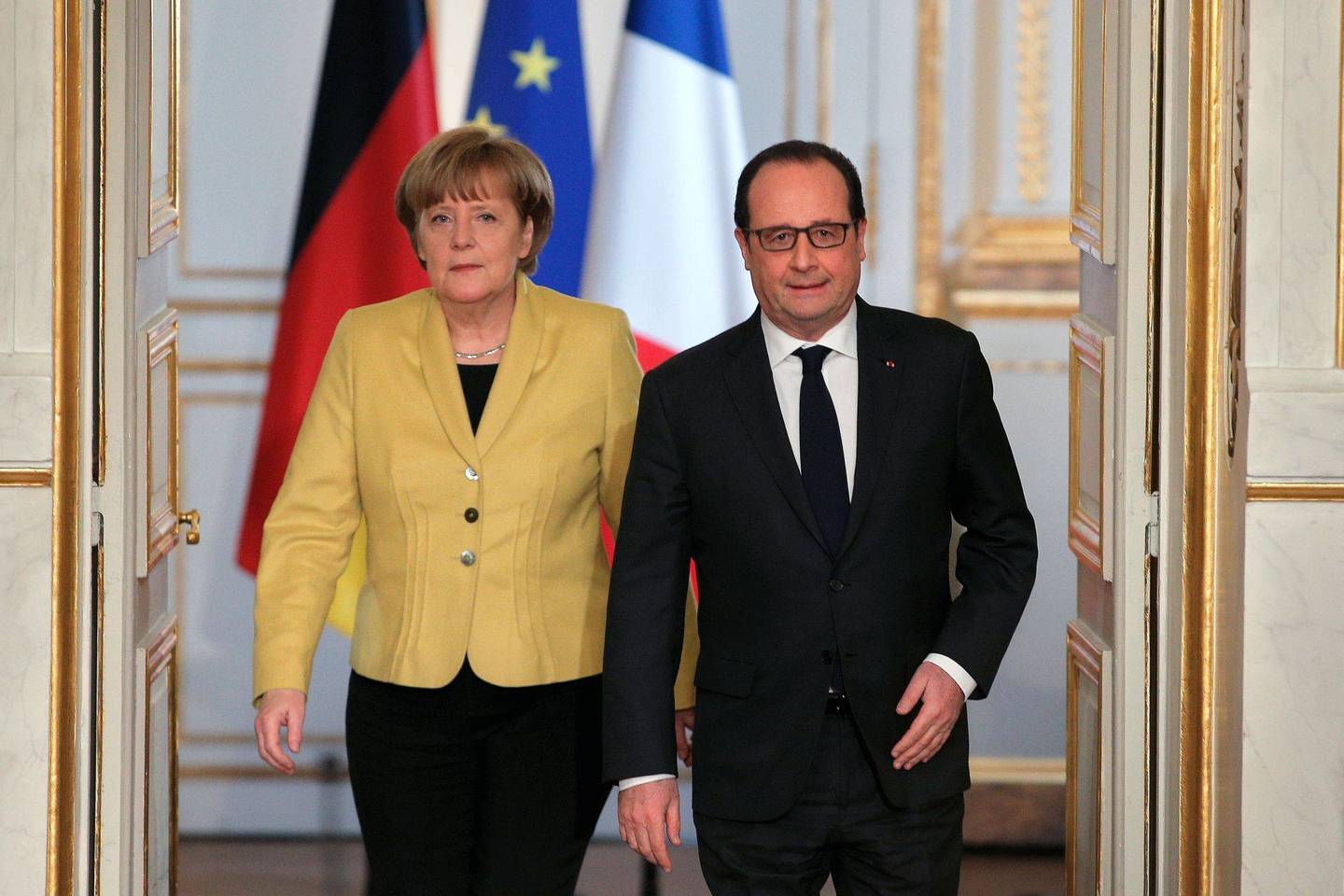A. Merkel ir F. Hollande'ui sulaukė žinutės iš separatistų.