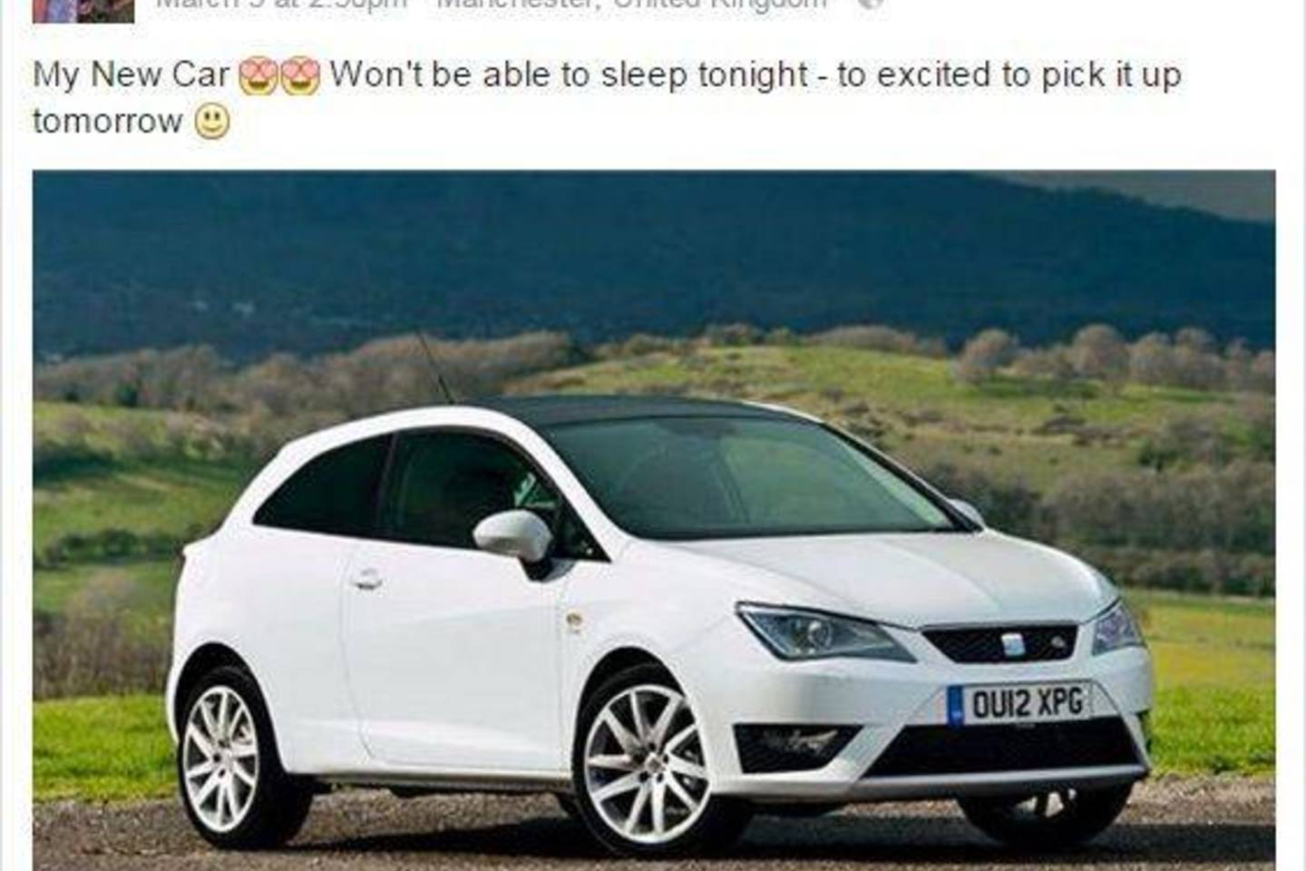 F.Jerome pamiršo, kur paliko naujutėlį automobilį.