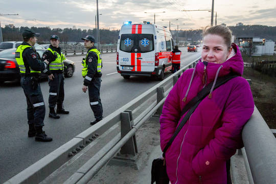 Vyrą išgelbėjusi praeivė: „Aš nesu jokia didvyrė“