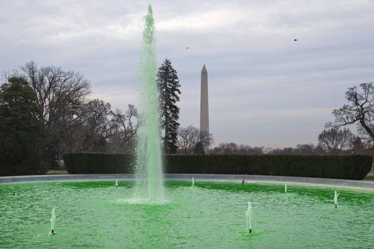 Šv.Patriko diena pasaulio miestus nudažė žaliai