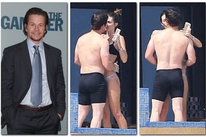 Meksikos karštis įaudrino Marką Wahlbergą ir jo gražuolę žmoną