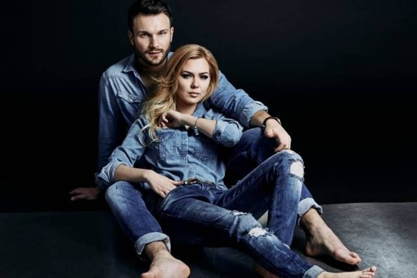 Fotosesijoje Monika ir Vaidas dalyvavo miegoję vos porą valandų – prieš tai jie filmavosi dainos „This Time“ vaizdo klipe.