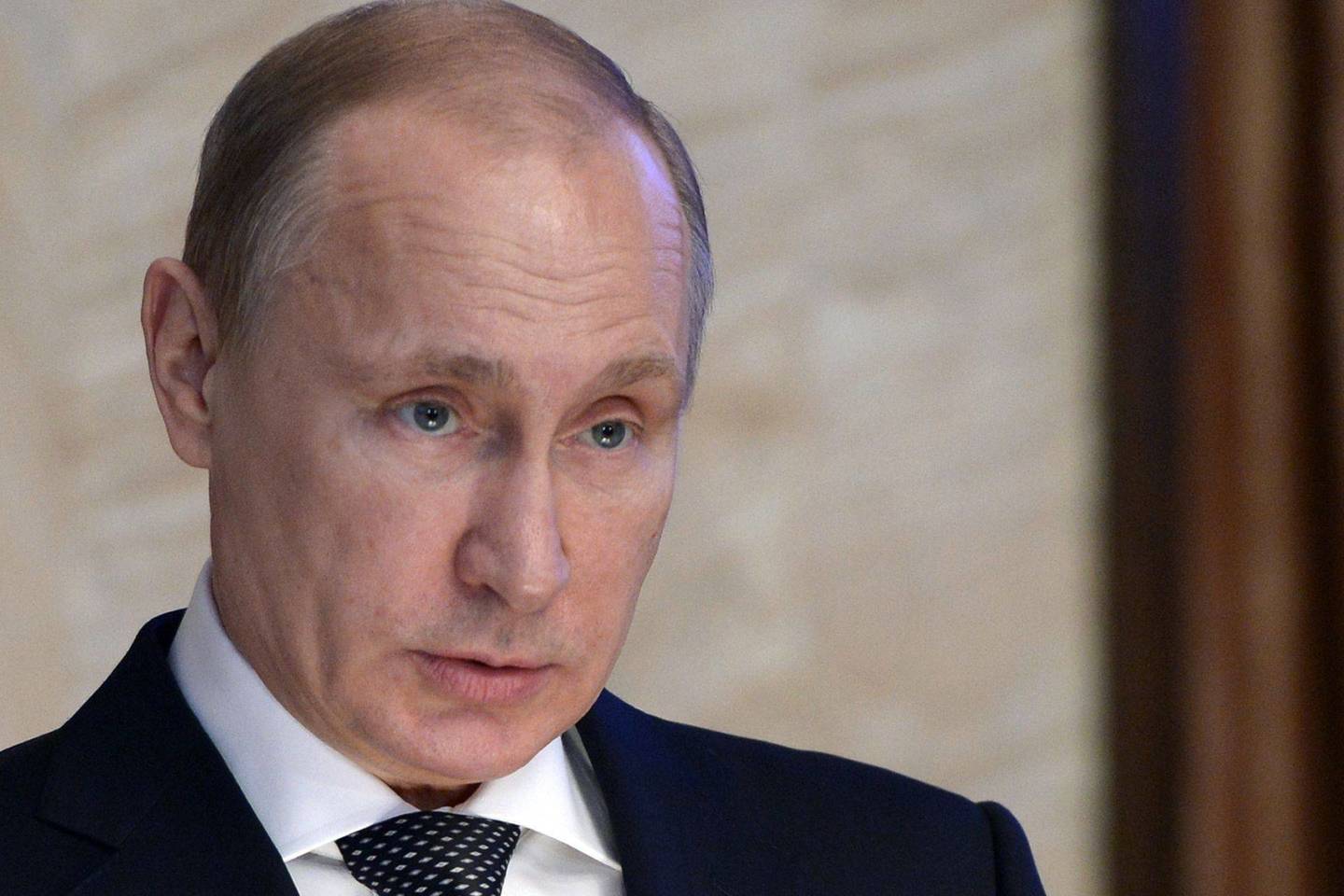 V.Putinas tvirtino, kad Vakarų spaudimas nepalauš Rusijos.<br>AP nuotr.