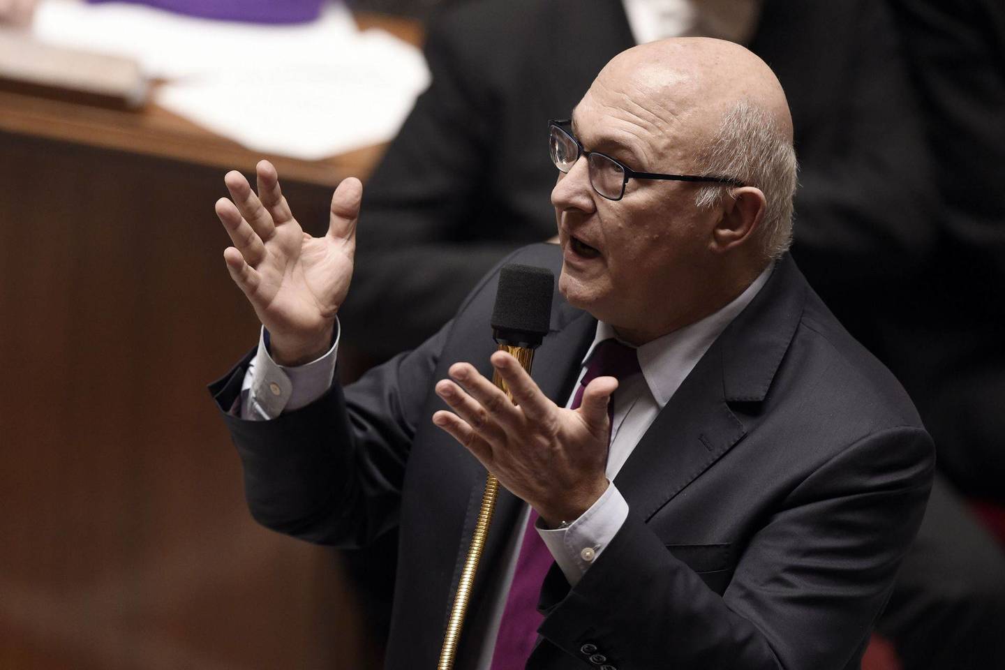 Lietuvoje lankėsi Prancūzijos finansų ministras Michelis Sapinas.
