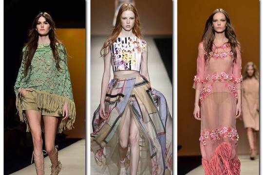 Dizainerės Albertos Ferretti idėjos pavasario rūbams