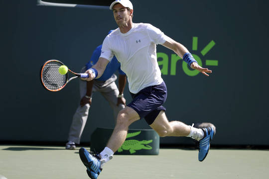 Įsibėgėjęs Andy Murray'us pasiekė „Miami Open“ pusfinalį