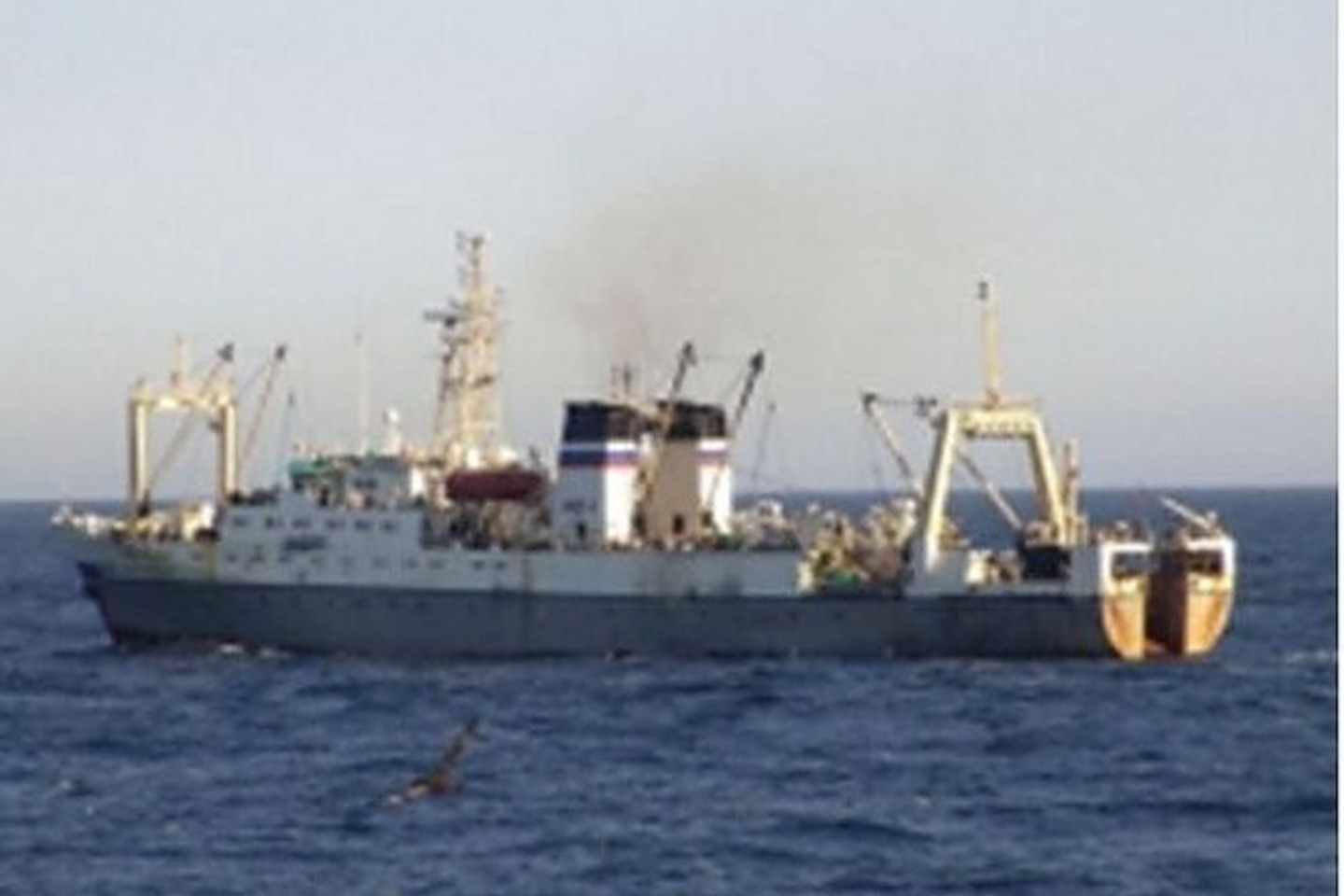 Kamčiatkos pietuose nuskendo Rusijos laivas „Dalnyj Vostok“.