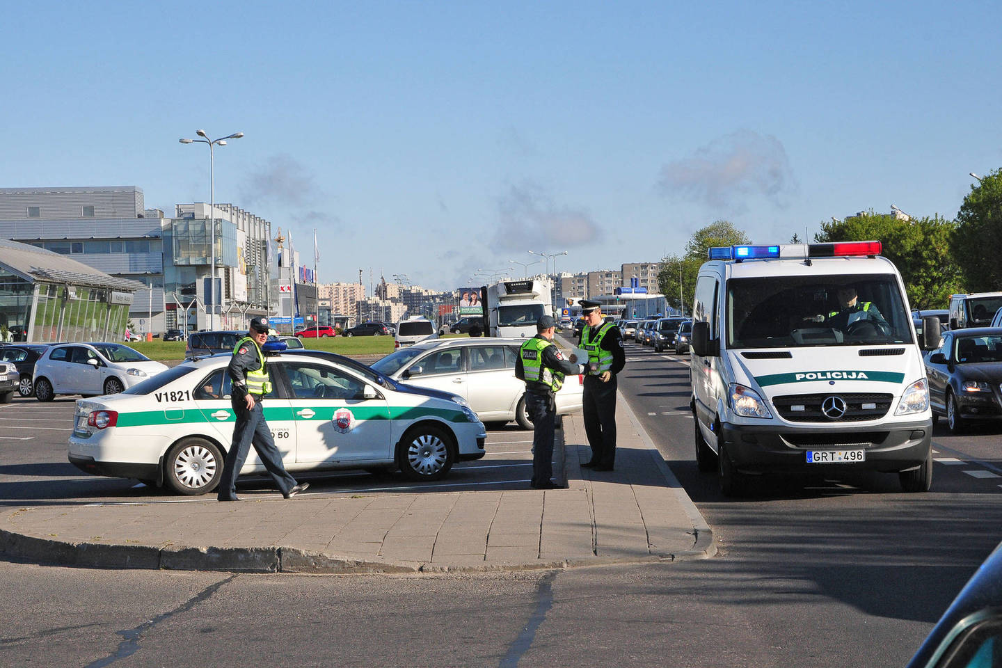 Per avariją Vilniuje nukentėjo automobilio keleivė.