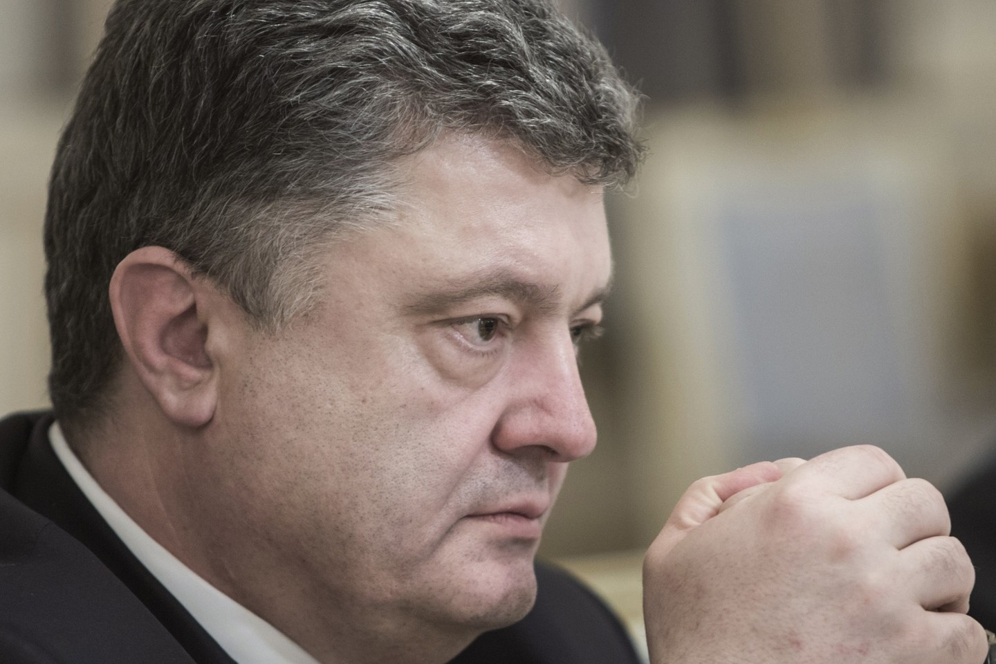 Ukrainos vadovas P.Porošenka.