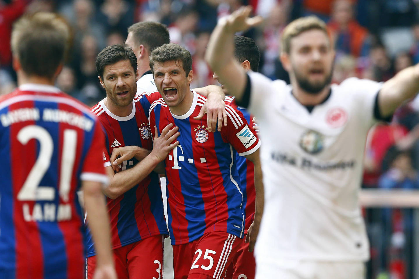 „Bayern“ ir „Eintracht“ rungtynės.